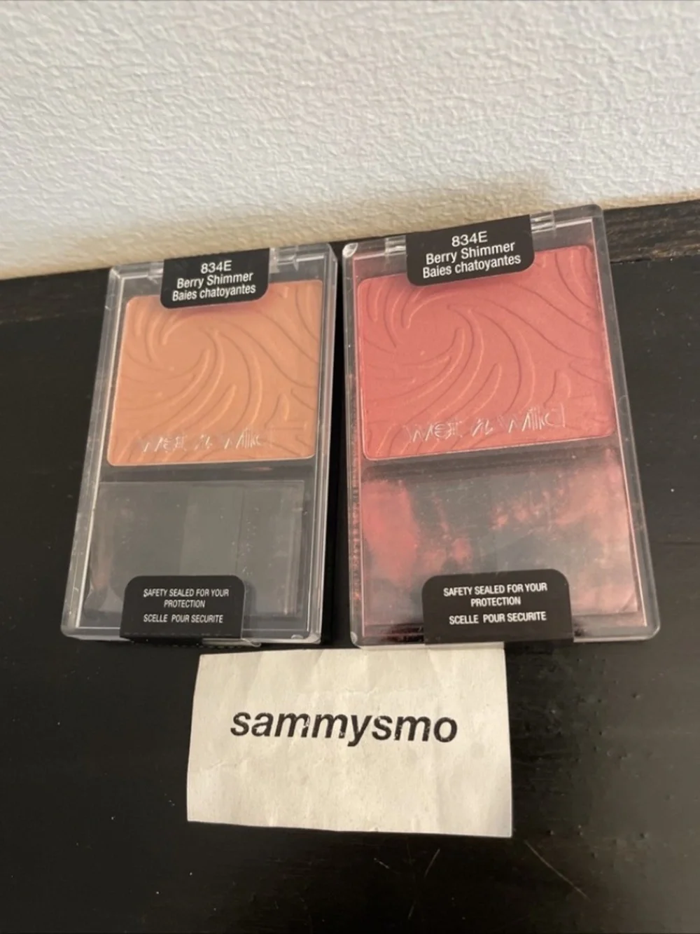 Wet n Wild Coloricon Blush 834E Berry Shimmer Sealed x2 READ DESCRIPTION